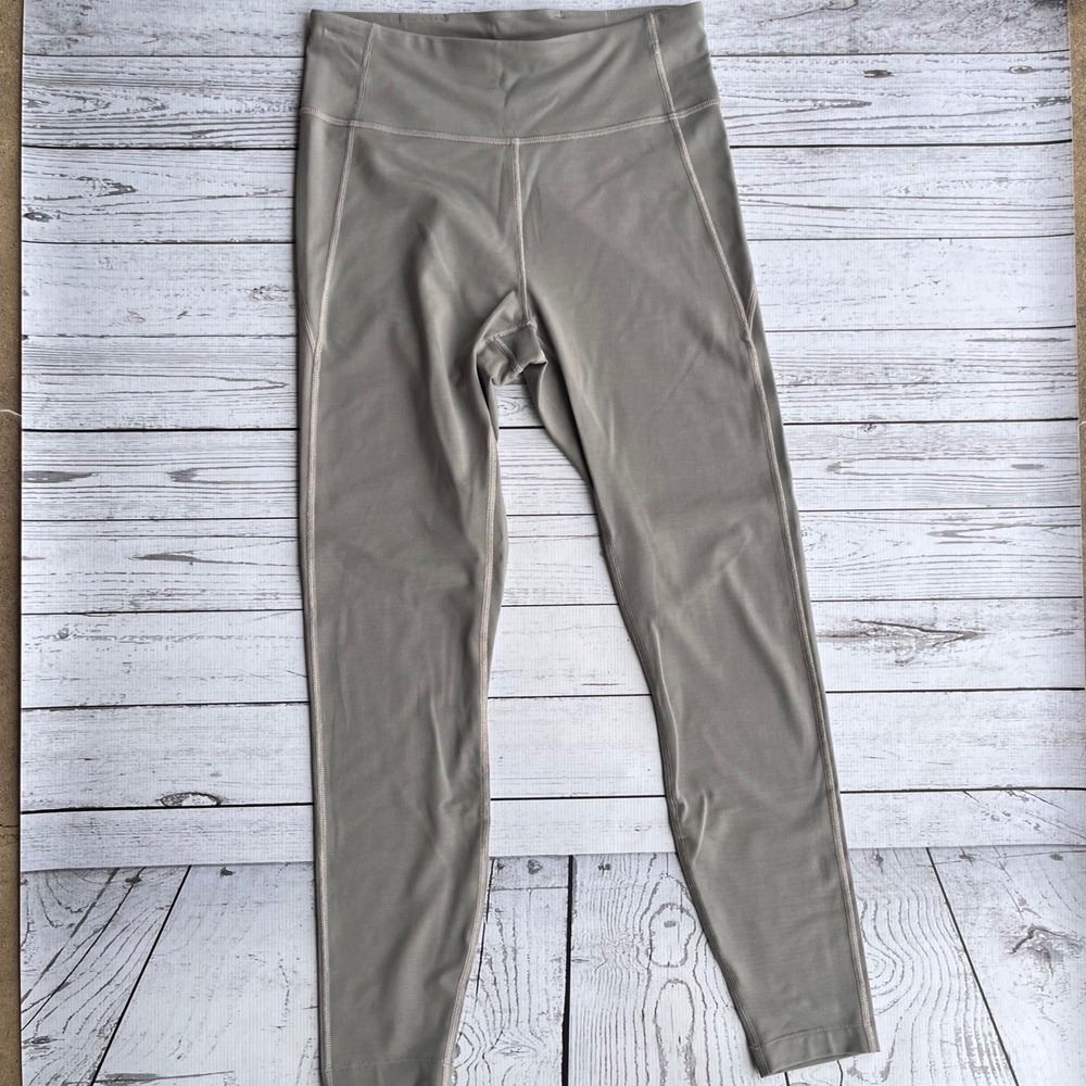 Allbirds Womens Natural Legging Shadow Grey Merino Wool Tencel Size M Yoga Gym